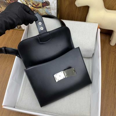 wholesale quality sac a depeches 21 box calfskin noir phw